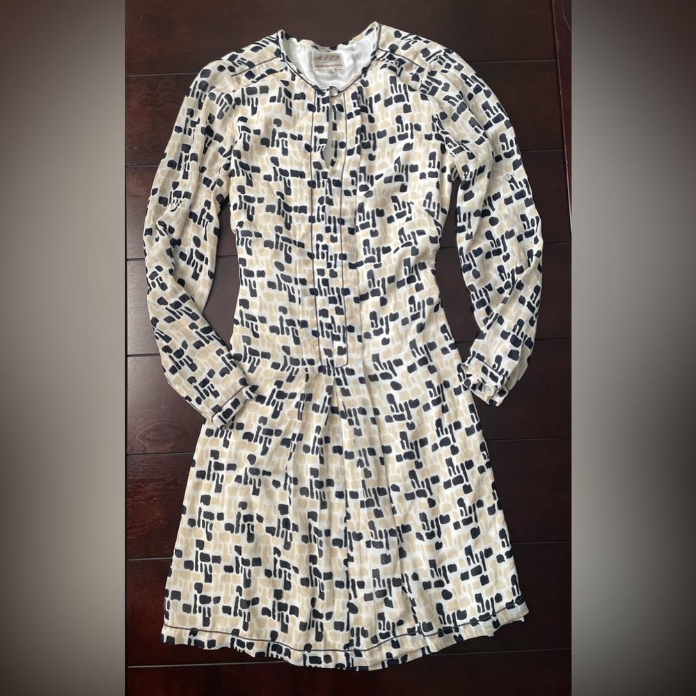 Mac Studio Specialty Brands, lightweight lined dress with removable belt, medium